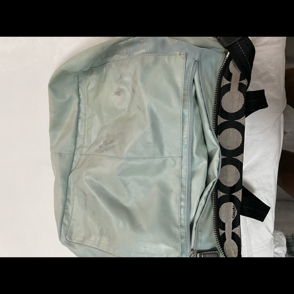 Coach Signature Monogram Diaper Bag - Picture 8 of 11